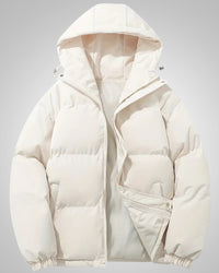 Romi | Damen Gefütterte Kapuze Daunenjacke in Beige