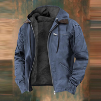 Craig™ - Elegante Herren-Kapuzenjacke in Blau