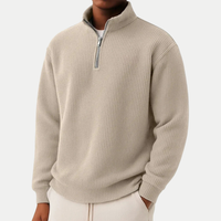 Jonas | Eleganter Zip Pullover für jeden Tag in Beige