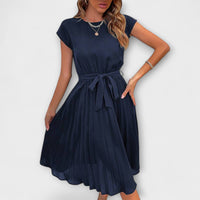 Mila™ - A-Linien Freizeitkleid in Dunkelblau