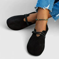 Olivia | Weiche orthopädische Slipper für Damen in Schwarz