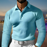 Brenson™ - Premium-Polo Pullover in Hellblau