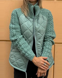 Elena | Damen Cardigan mit langen Ärmeln und Taschen in Smaragd