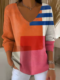 Vivia | Leichter Sommerpullover in Mehrfarbig