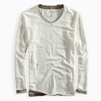 Frederick™ - Premium Langarmshirt in Weiß