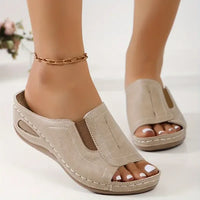 Quinn | Fußgewölbestütze Leicht Sandalen in Beige