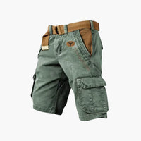 James | Robuste Utility-Cargoshorts – Nachhaltiger Komfort und moderne Passform in Hellgrün