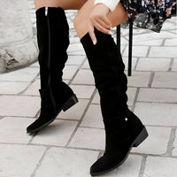 Kaya | Premium Leder Damenstiefel in Schwarz