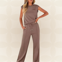 Anna | Lässiges Sommer Lounge Set in Braun