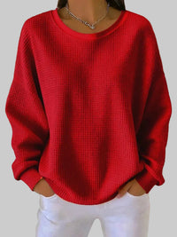 Camille | Leichter Sommerpullover in Rot