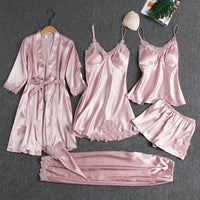 Sorelle | Fünfteiliges Loungewear-Set in eleganter Ausführung in Rosa