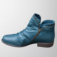 Sofia | Fußgewölbestütze Orthopädisch Stiefel in Blau
