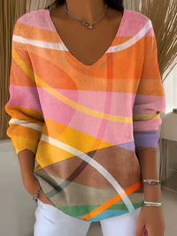Jessamine | Leichter Sommerpullover in Mehrfarbig