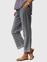 Amelie | Elegante Damenhose modern geschnitten in Grau