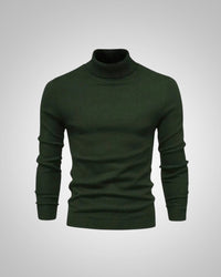 George | Herren Slim Fit Rollkragenpullover in Grün