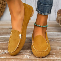 Neva | Damen Ballerinas Gummisohle Flache Sohle – Komfort Ballerinas Alltag 2026 in Gelb