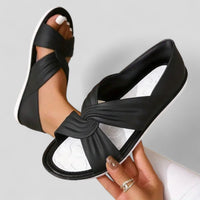 Lara | Bequeme Sommer Sandalen Damen in Schwarz