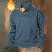 Nico | Klassischer Herren-Pullover modern & stilvoll in Blau