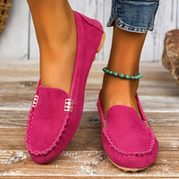 Neva | Damen Ballerinas Gummisohle Flache Sohle – Komfort Ballerinas Alltag 2026 in Rosa