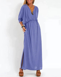 LANI | VINTAGE MAXIKLEID in Blau