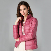 Lizzy | Ultraleichte Daunenjacke in Rosa