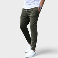 Niklas | Moderne Stretch-Herrenhose in Dunkelgrün