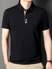 Paul | Herren Polo Shirt in Schwarz