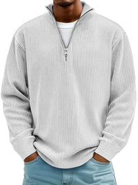 Mazur | Stilvoller, lässiger Pullover in weiß