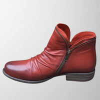 Sofia | Fußgewölbestütze Orthopädisch Stiefel in Rot