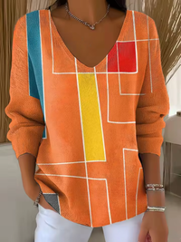 Rowen | Leichter Sommerpullover in Mehrfarbig