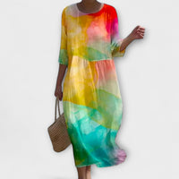 Dana™ - Tägliches Maxi-Kleid in Farbenfroh
