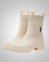 Verena | Damen Sommer Wasserdichte Gummistiefel in Beige