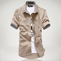 Ben | Mason Signature Button-Up Hemd für stilbewusste Herren in Khaki