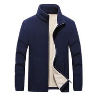 MEIKE - Fleecejacke in Marineblau