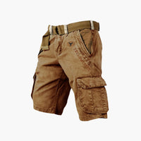 James | Robuste Utility-Cargoshorts – Nachhaltiger Komfort und moderne Passform in Karamell