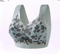 CloudFlo™ - Vielseitiges, bequemes „Lift & Flex“-BH-Top mit Spitzenverzierung in Blau*2