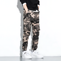 Jonas | Camo Cargo Hose Herren Komfort Fit in Khaki