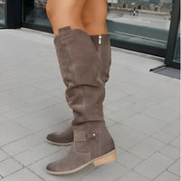Cailin | Elegante Hohe Stiefel in BRAUN