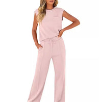 Rina | Lässiges Sommer-Lounge-Set in Pink