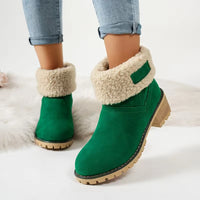 Leon | Klassische Damen-Winterstiefel in Grün