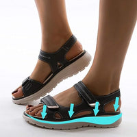 Kara | Orthopädisch Verstellbar Sandalen in Blau