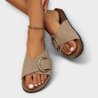 Avelina | Orthopädische Sandale mit Komfort-Sohle in Khaki