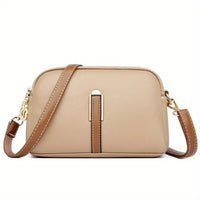 Seitentasche mit Lychee Mila Stickerei in Khaki