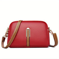 Seitentasche mit Lychee Mila Stickerei in Rot