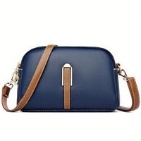 Seitentasche mit Lychee Mila Stickerei in Blau