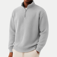 Jonas | Eleganter Zip Pullover für jeden Tag in Grau