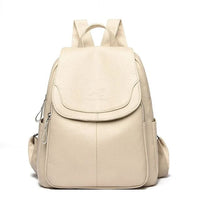 Kristlaug | Eleganter und leichter Rucksack in zartem Weißton in Beige