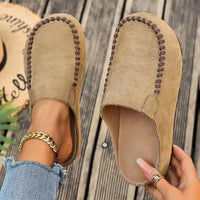 Mariselle | Damen Slip-On Loafers in Beige