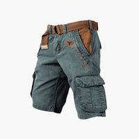 James | Robuste Utility-Cargoshorts – Nachhaltiger Komfort und moderne Passform in Dunkelgrün