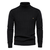 Frank™ | Männlicher, gemütlicher, stilvoller Pullover in Schwarz